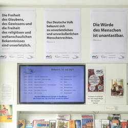 Plakataktion Grundgesetz - Öffentlichkeitsarbeit Demokratie leben! Laatzen
