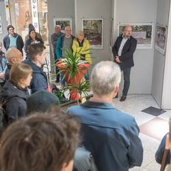 Eröffnung der Ausstellung "Erinnern - gestern, heute, morgen" im Leine-Center Laatzen